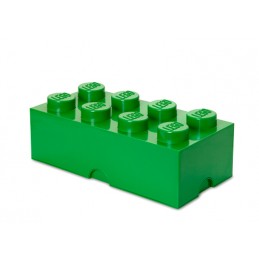 Cutie depozitare LEGO 2x4 verde închis