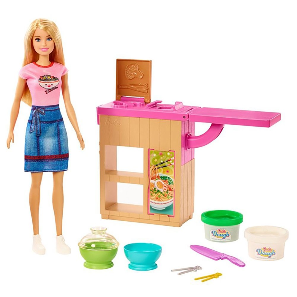 Set Barbie by Mattel Cooking and Baking Pregateste noodles cu papusa si accesorii Accesorii