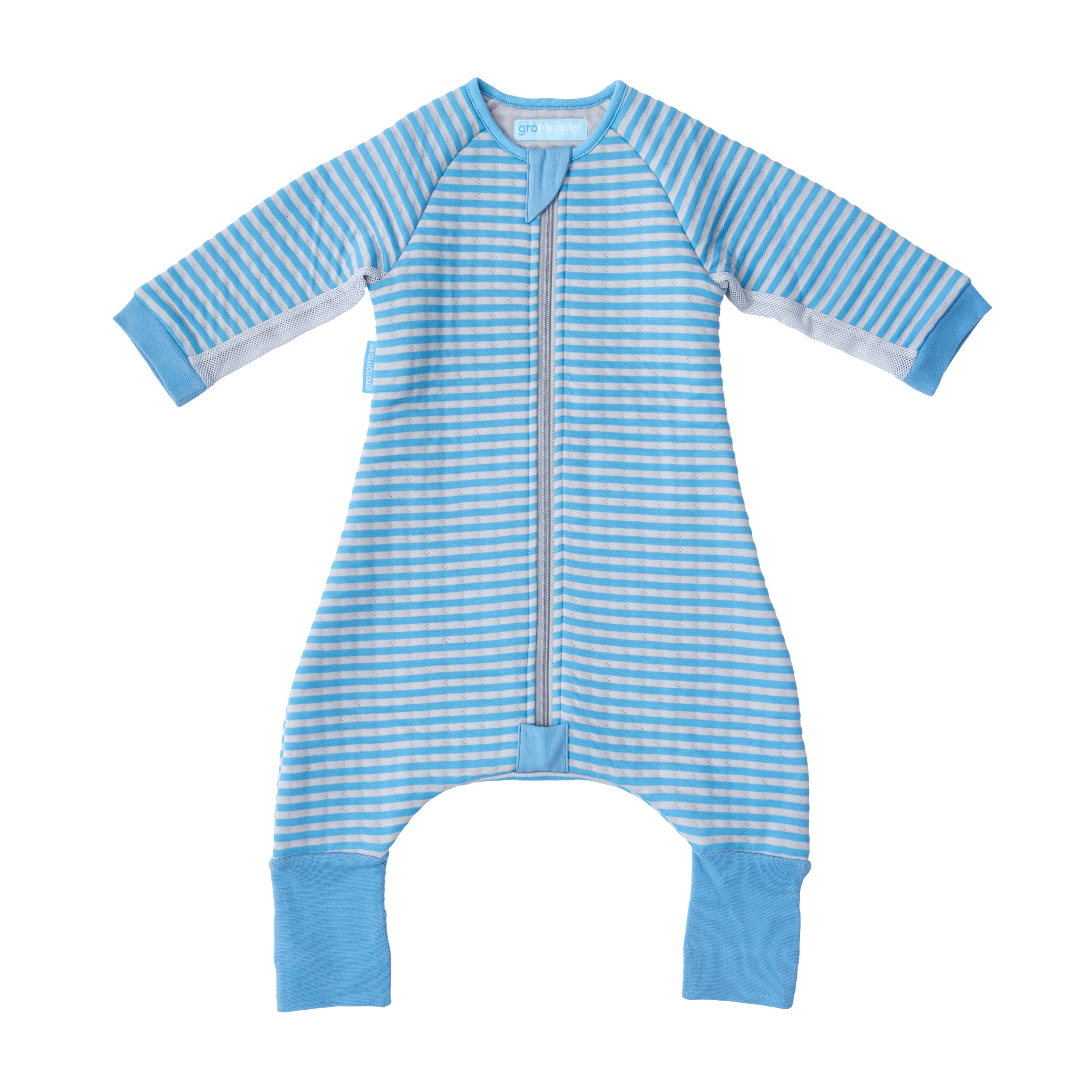 Body pentru Bebelusi Gros, Dungi Albastre, 12 – 24 luni, Gro albastre