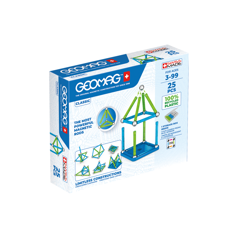 Geomag set magnetic 25 piese Green line, 275