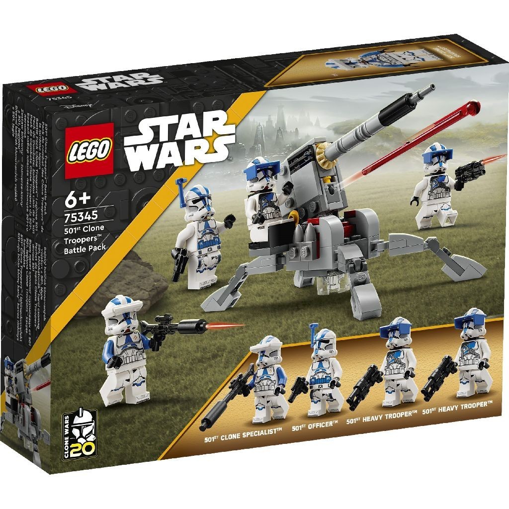 Lego Star Wars Tm Lego star wars pachet de lupta clone troopers divizia 501 75345