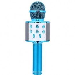 Microfon wireless pentru karaoke MalPlay,bleu - 1