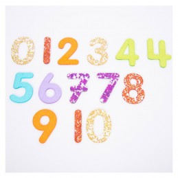 Rainbow Glitter, set numere cu sclipici, TickiT - 1