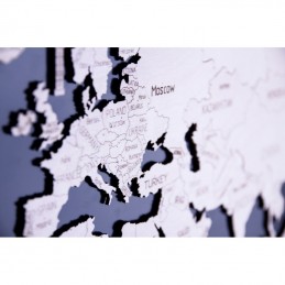 Harta lumii puzzle 3D de perete (XL) - 4