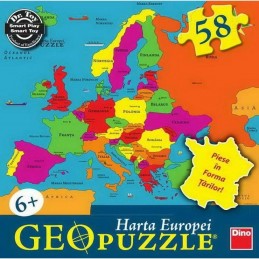 Puzzle Geografic Harta Europei