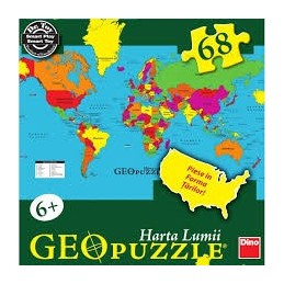 Puzzle Geografic Harta Lumii