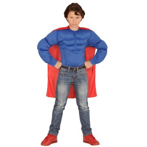 Costum Halloween supererou, marimea 128 cm orasuljucariilor.ro