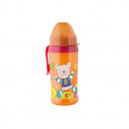 Pahar cu supapa silicon CoolFrends Raspberry 360ml.10L+ Rotho-babydesign - 1