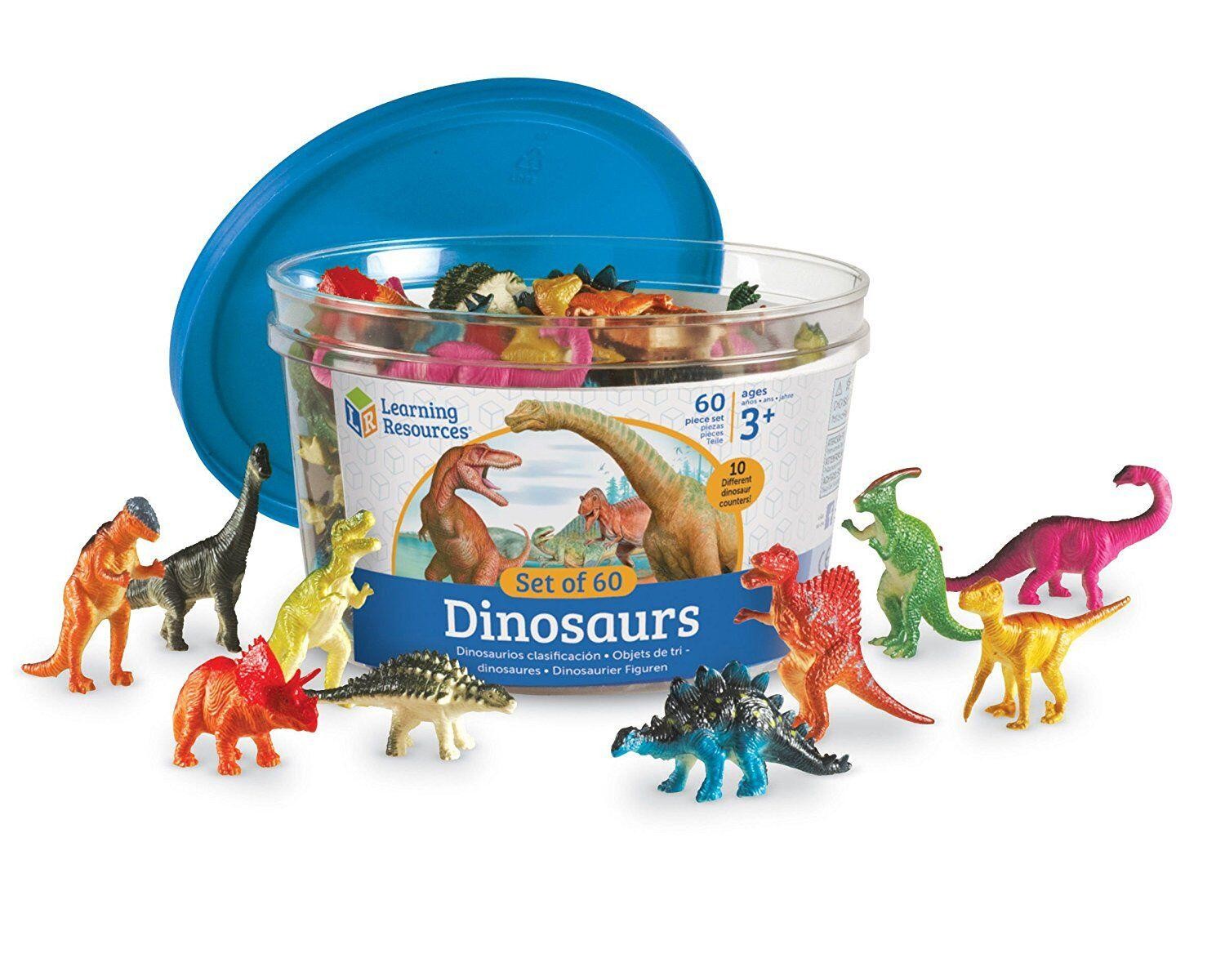 Set pentru sortat – Dinozauri jucausi (60 piese) Learning Resources