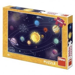 Puzzle - Sistemul solar (300 piese), Dino