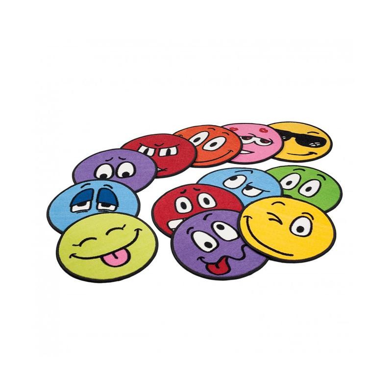 Set 12 covorase colorate Emoji, Erzi colorate