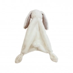 Jucarie plus doudou, Iepuras, alb, 33 cm, +0 luni,  Mary Meyer